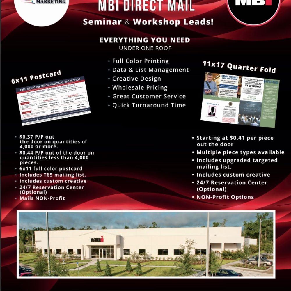 MBI Direct Mail – Seminar and Workshop Leads